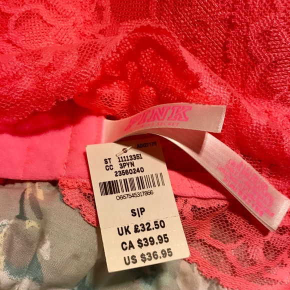 NWT PINK Victoria’s Secret Halter Push-up Bra - Picture 3 of 7